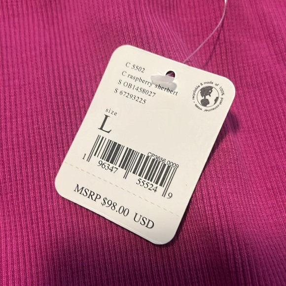 Free people raspberry sherbet top - Picture 3 of 3